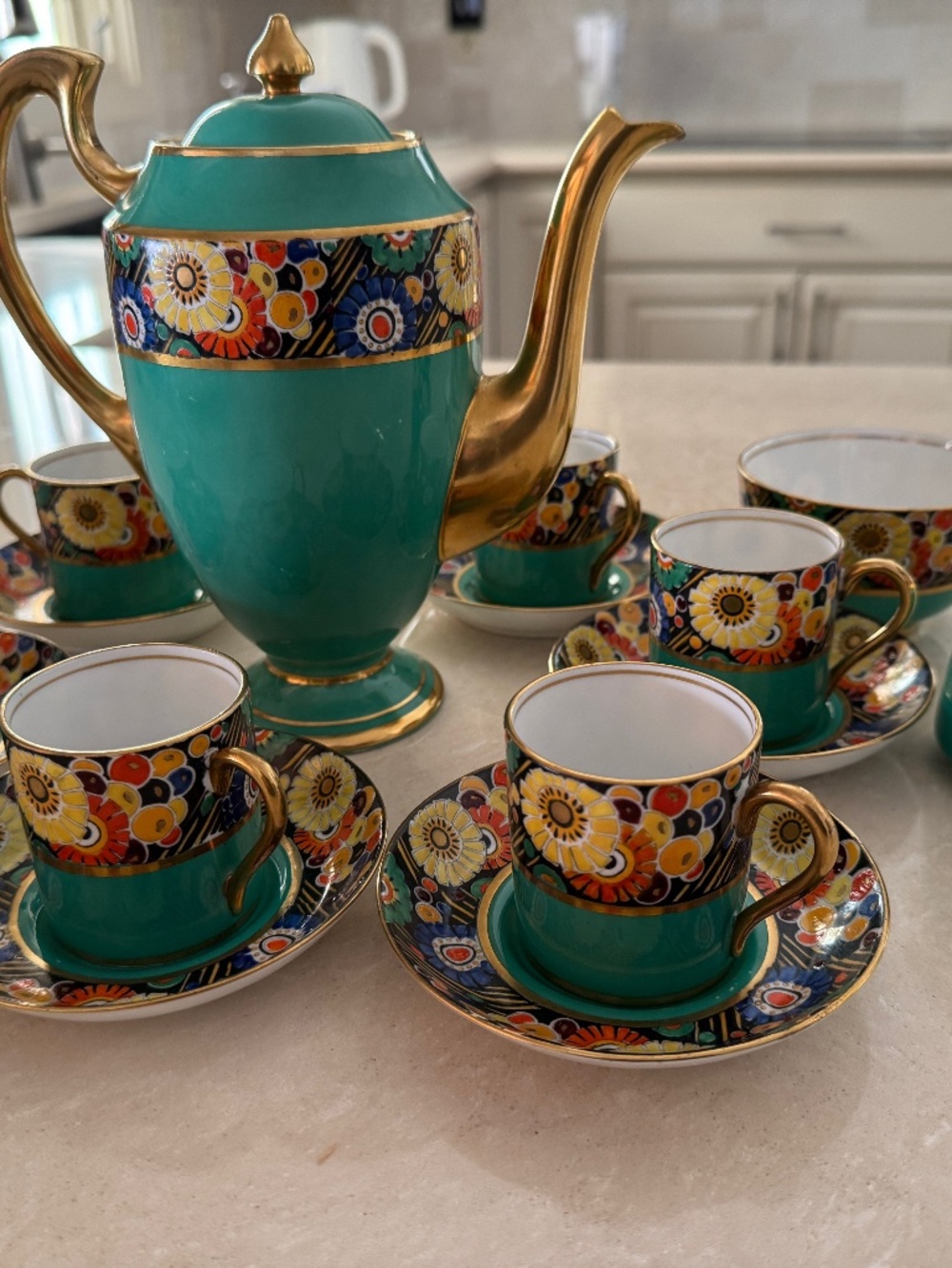 Jackson & Gosling LTD Grosvenor China Tea Set "Gay"